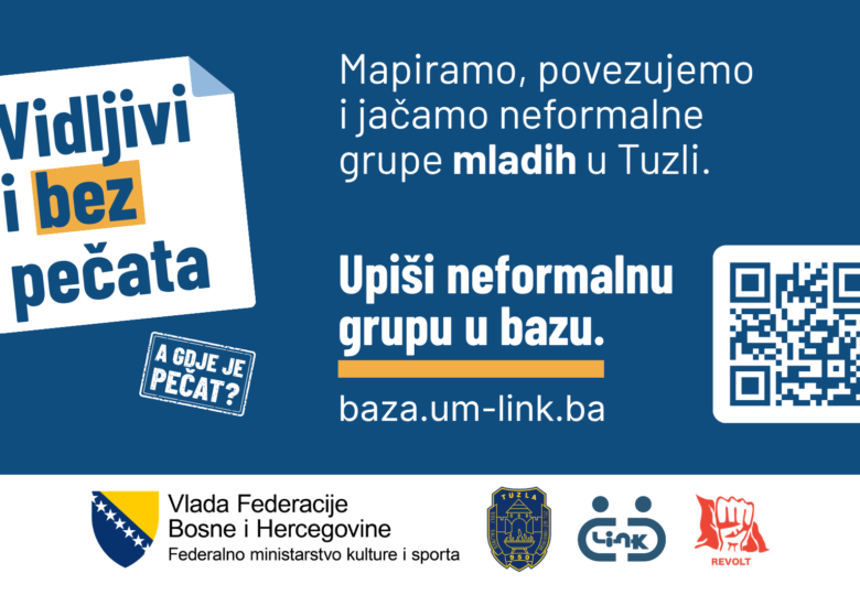 Poziv neformalnim grupama mladih iz Tuzle za upis u bazu